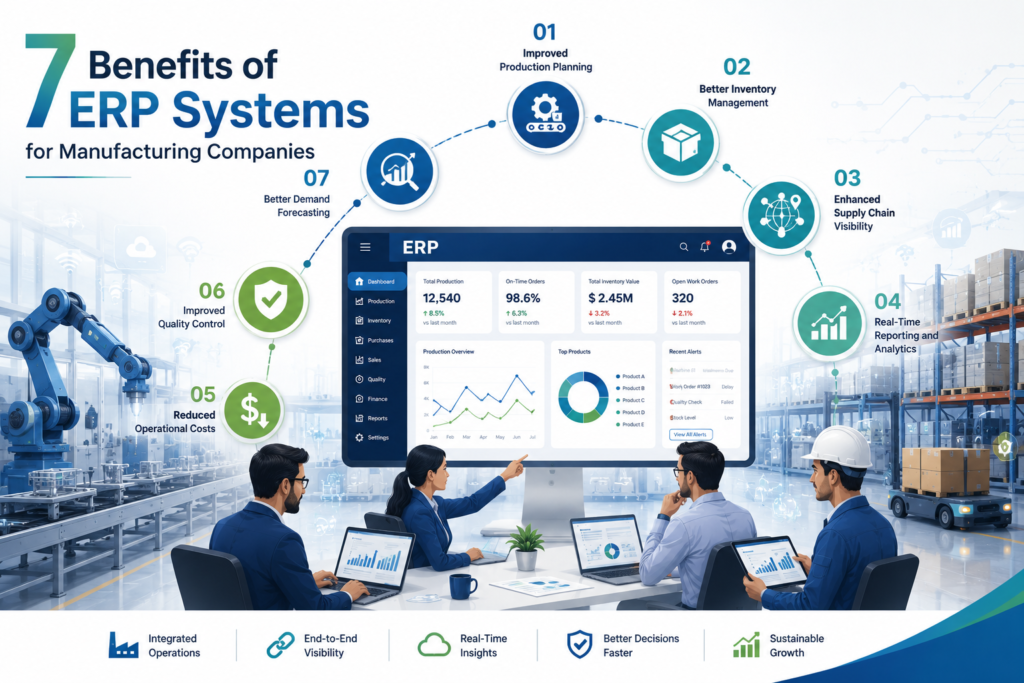 6 Benefits of ERP Systems for Manufacturing Companies