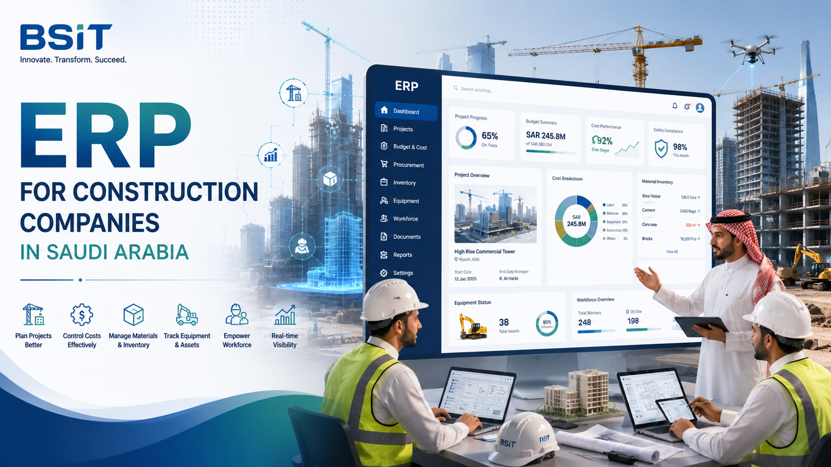  ERP Construction Saudi Arabia: 10 Powerful Benefits for Construction Companies
